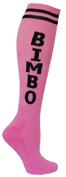 Bimbo Uniforms Legwear Knee High Tube Socks Pink