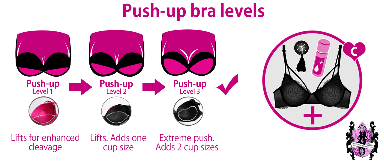 17. The perfect bimbo tits - Items - Push-ups (with 2 item examples) 