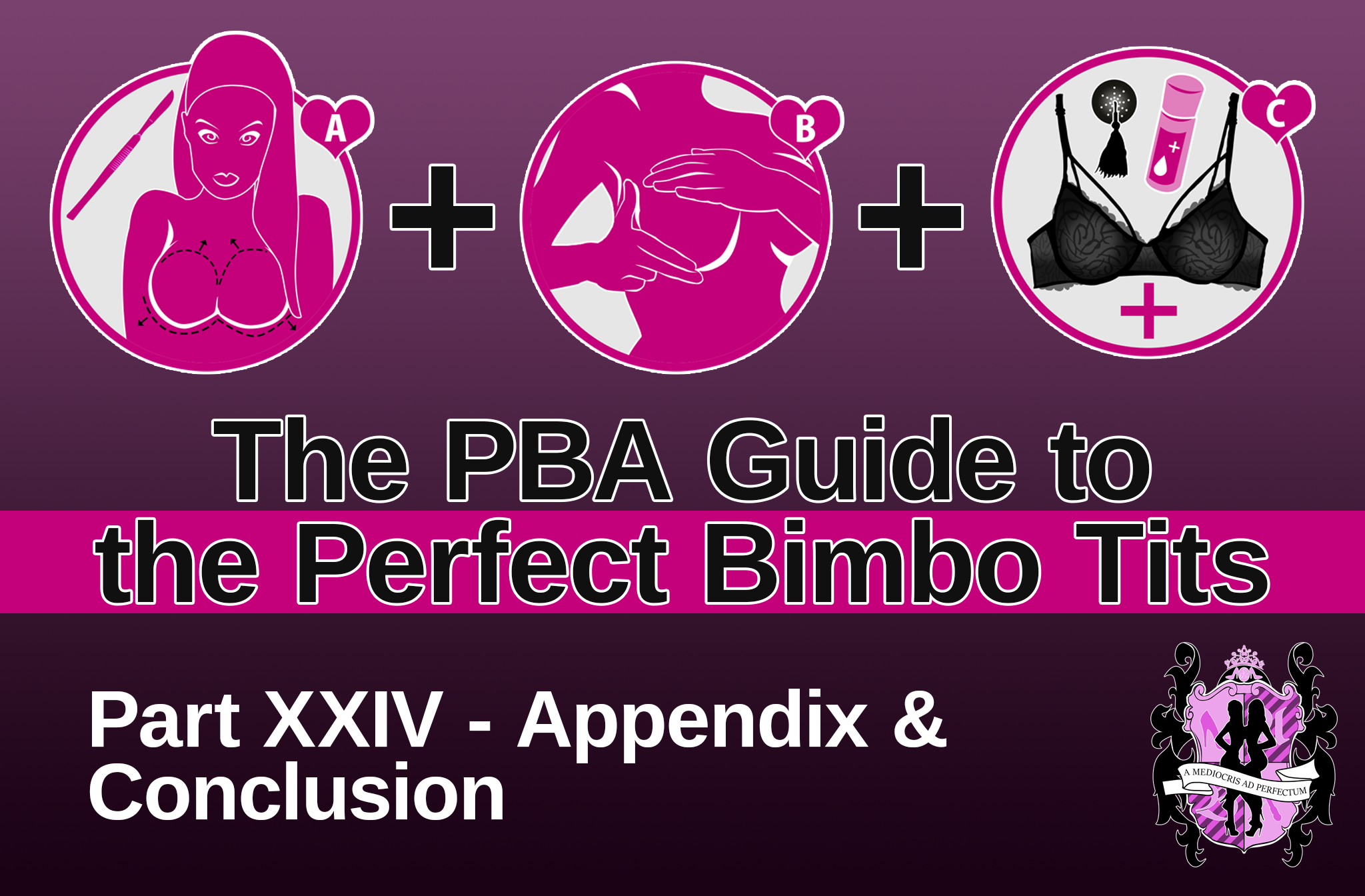 24. The perfect bimbo tits – Appendix & Conclusion - Pink Bimbo Academy