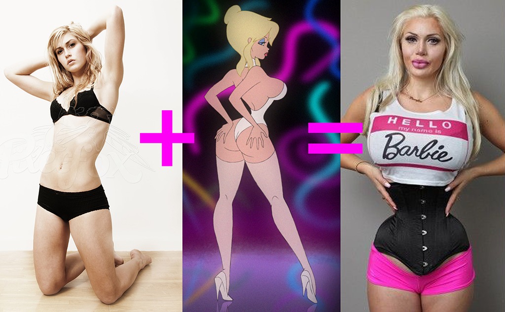 3. Bimbo cosplay - Fictitious characters as rolemodels for bimbos 